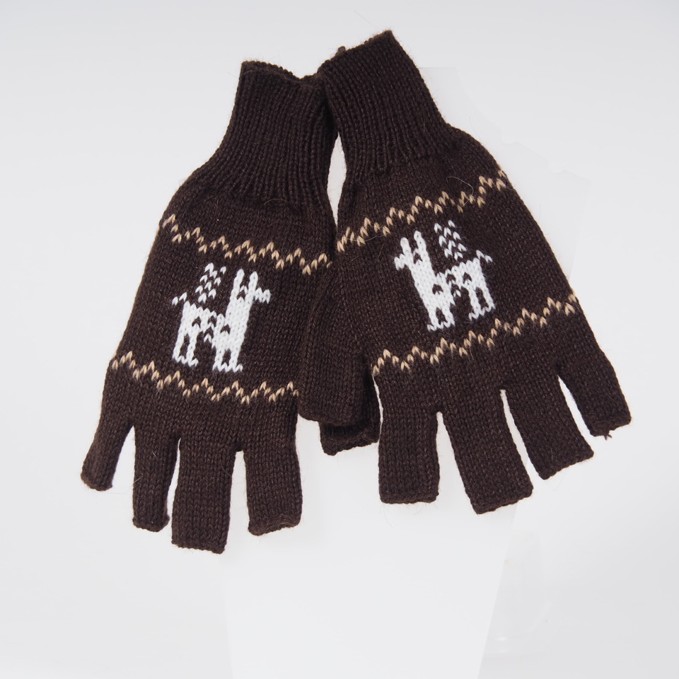 Alpaca gloves funky half fingers