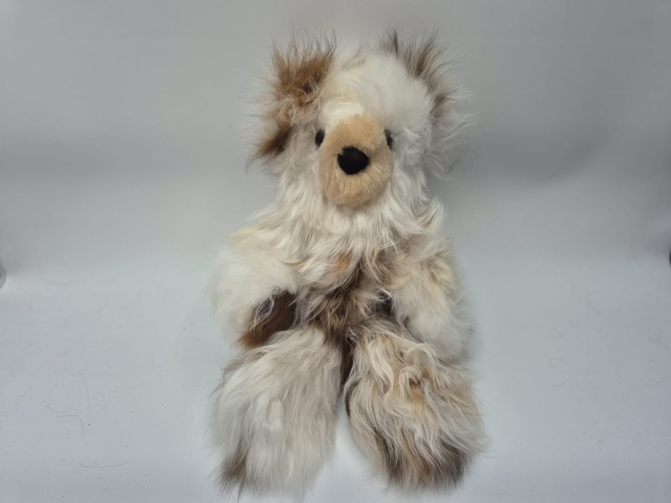 Alpaca Fur Suri Teddy wh/faun