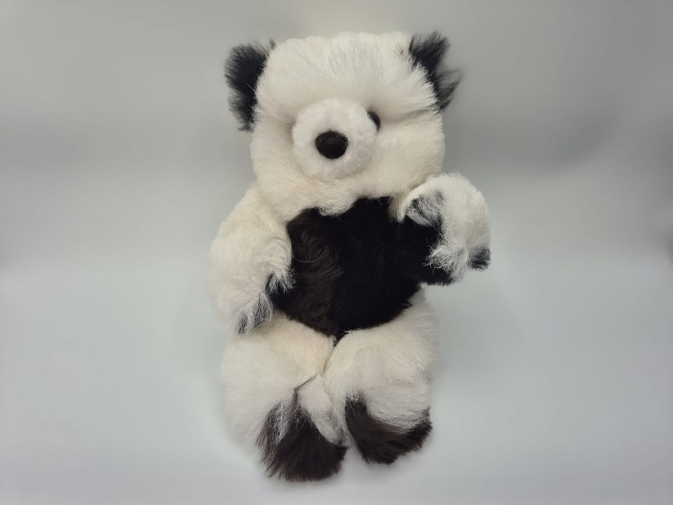 Alpaca Fur Teddy wh/blk/br