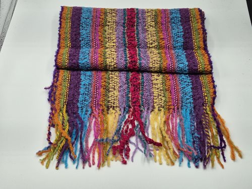 Alpaca Scarf autumnal colours