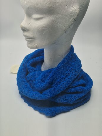 Alpaca snood blue