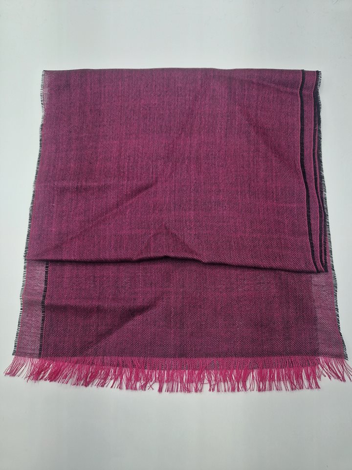 Alpaca/Silk Scarf cerise pink