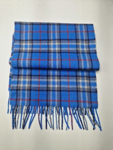 Alpaca Scarf blue/red check