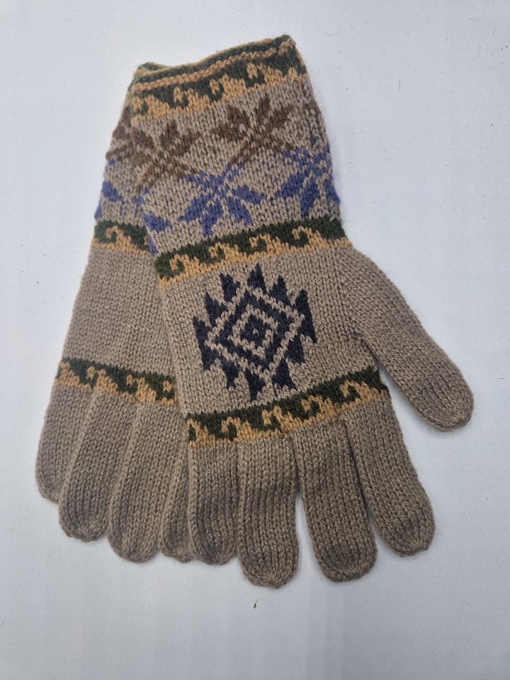 Alpaca gloves funky