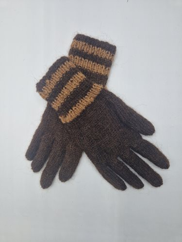 Alpaca Gloves Brown/Faun