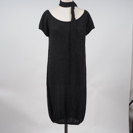 Alpaca Dress charcoal grey