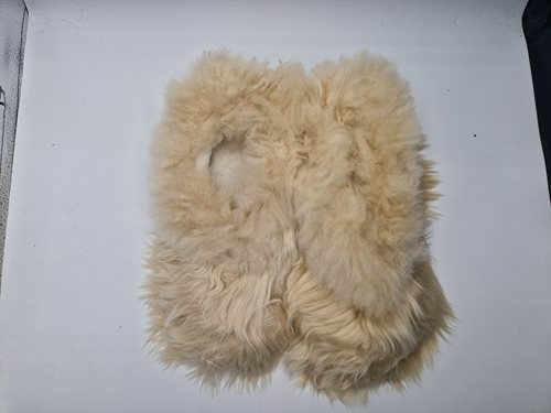 Alpaca Fur Slippers light faun