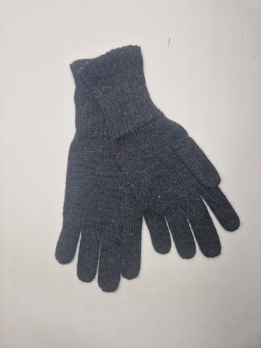 Alpaca Gloves Grey Mens