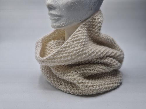 Alpaca snood white