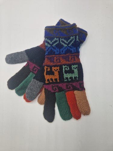 Alpaca gloves funky