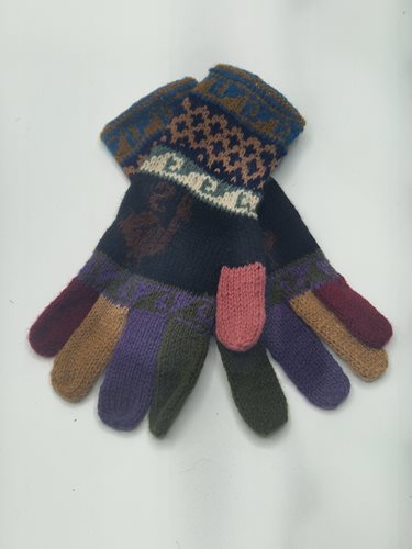 Alpaca gloves funky