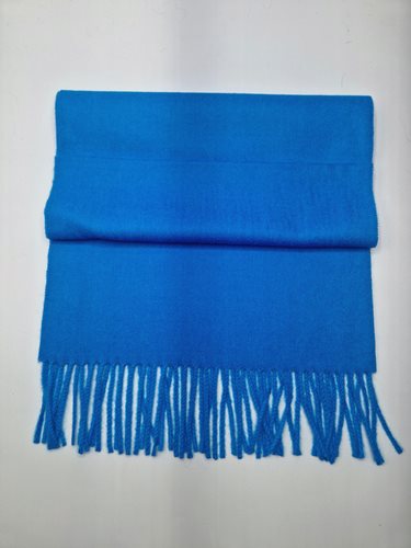 Alpaca Scarf bright blue