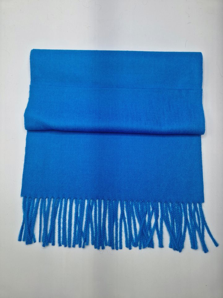 Alpaca Scarf bright blue