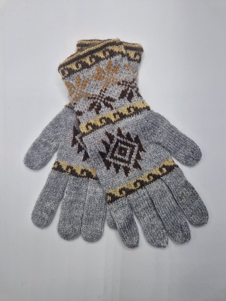 Alpaca gloves funky