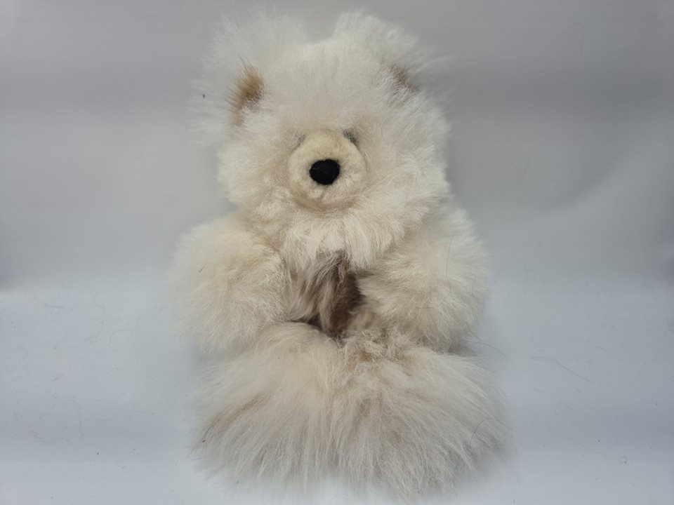 Alpaca Fur Teddy wh/rose grey