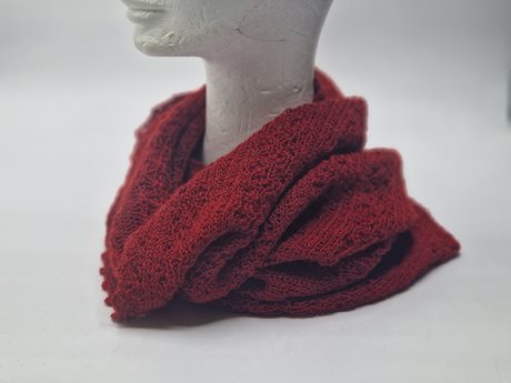 Alpaca snood red