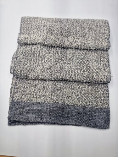 Scarf wool/mohair grey