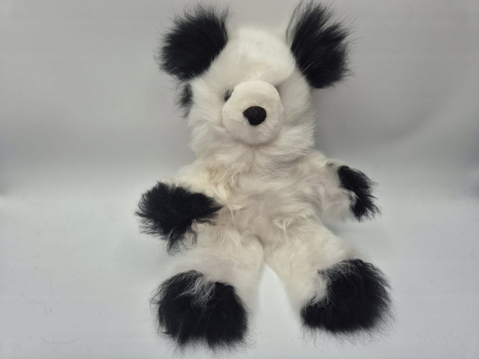 Alpaca Fur Teddy wh/blk