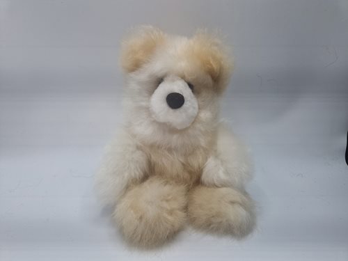 Alpaca Fur Teddy light faun/wh