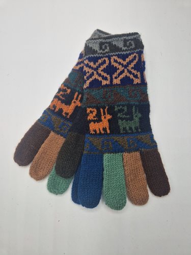 Alpaca gloves funky