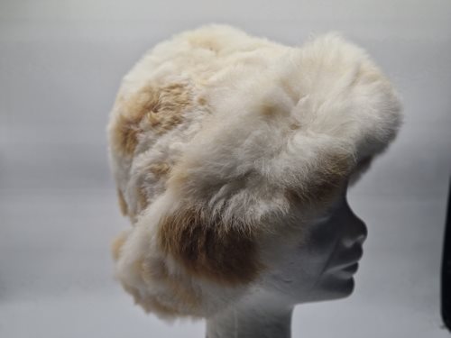 Alpaca Fur Hat White/Medium faun