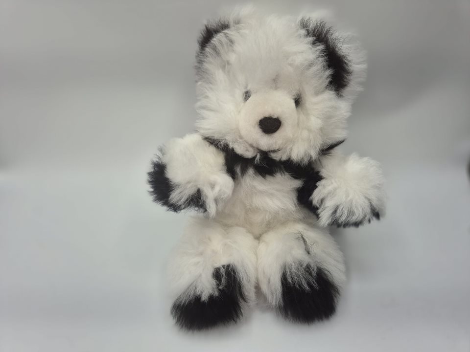 Alpaca Fur Teddy wh/blk