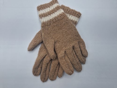 Alpaca Gloves faun/cream