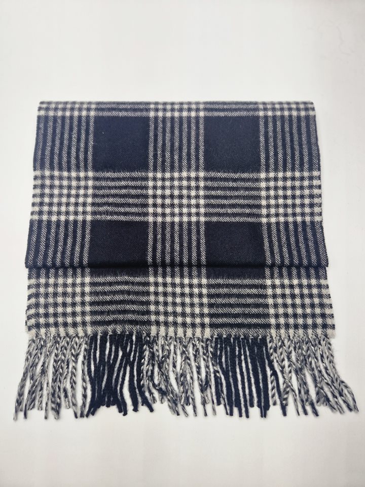 Alpaca Scarf black/grey check